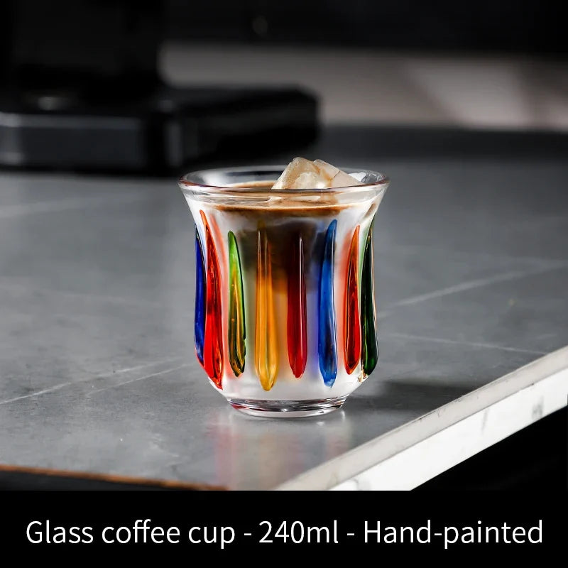 BINCOO 90ml-400ml Glass Coffee Cup Drinking Glasses
