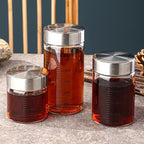 100-500ml Glass Bottle with Scale High Borosilicate Heat-resistant Glass