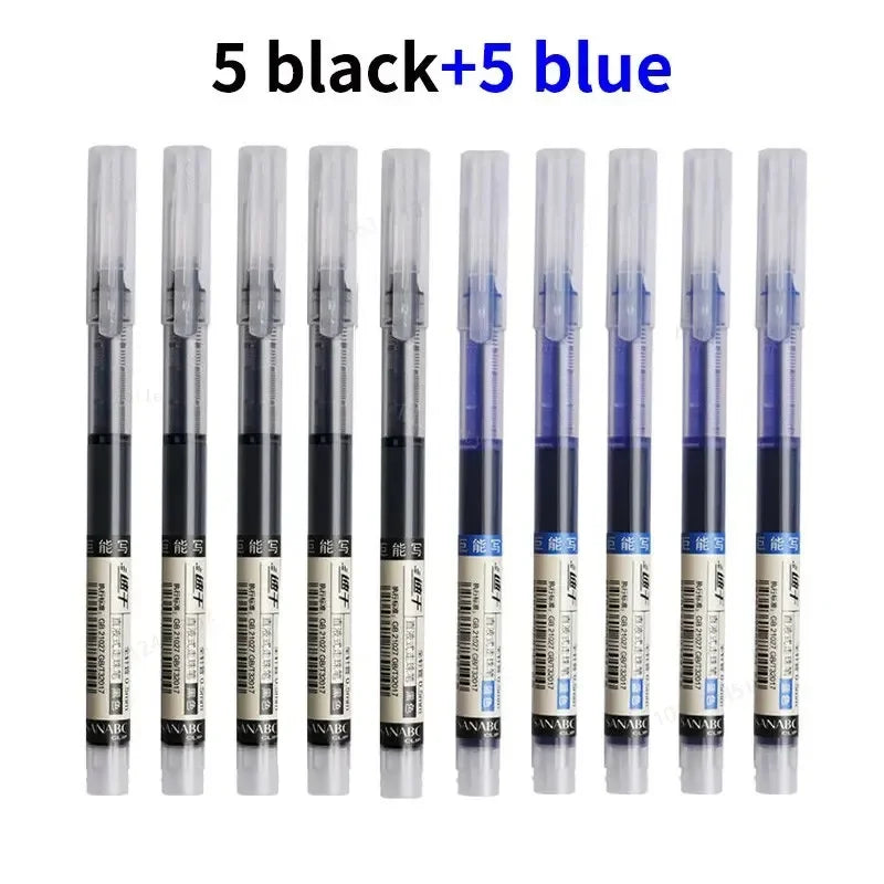 3-102Pcs/set High Quality Needle Type Gel Pens