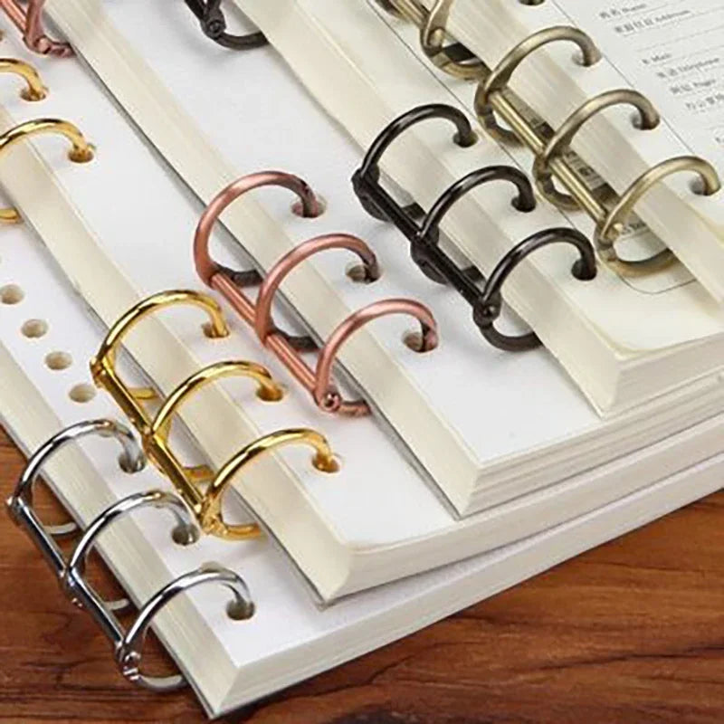 2PCS Ring Binder Clips Detachable Buckle Loose-leaf Binder