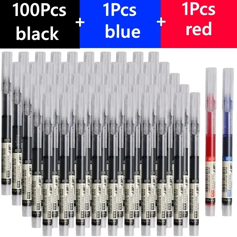 3-102Pcs/set High Quality Needle Type Gel Pens