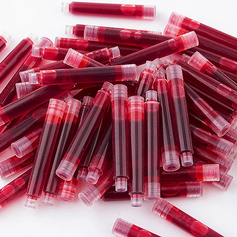 12-60PCS/Set Colourful Ink Sac Fountain Pen