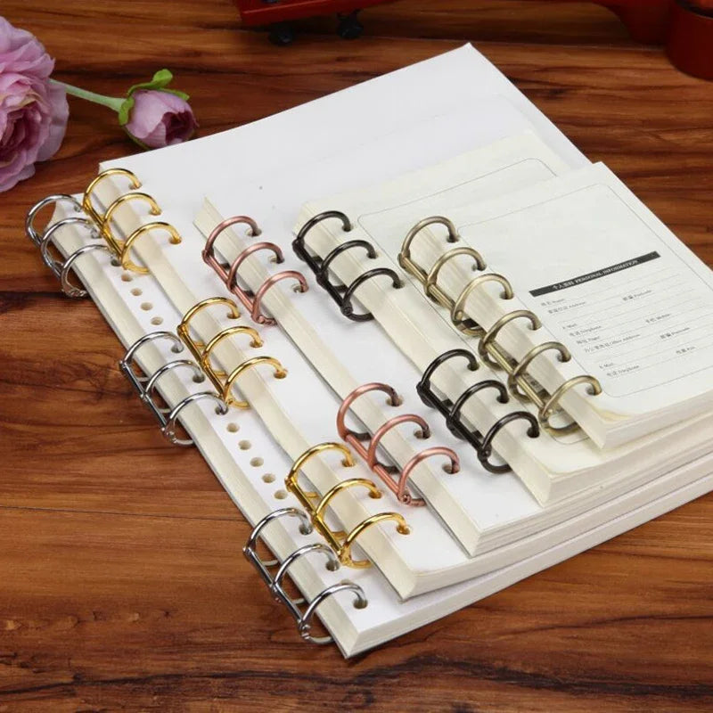 2PCS Ring Binder Clips Detachable Buckle Loose-leaf Binder