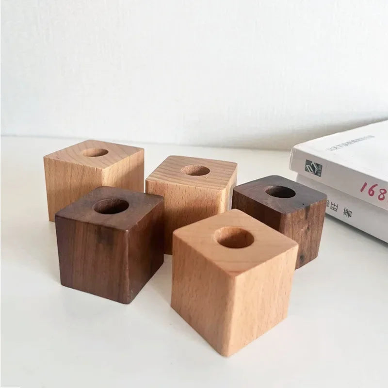 Creative Wooden Pen Holder