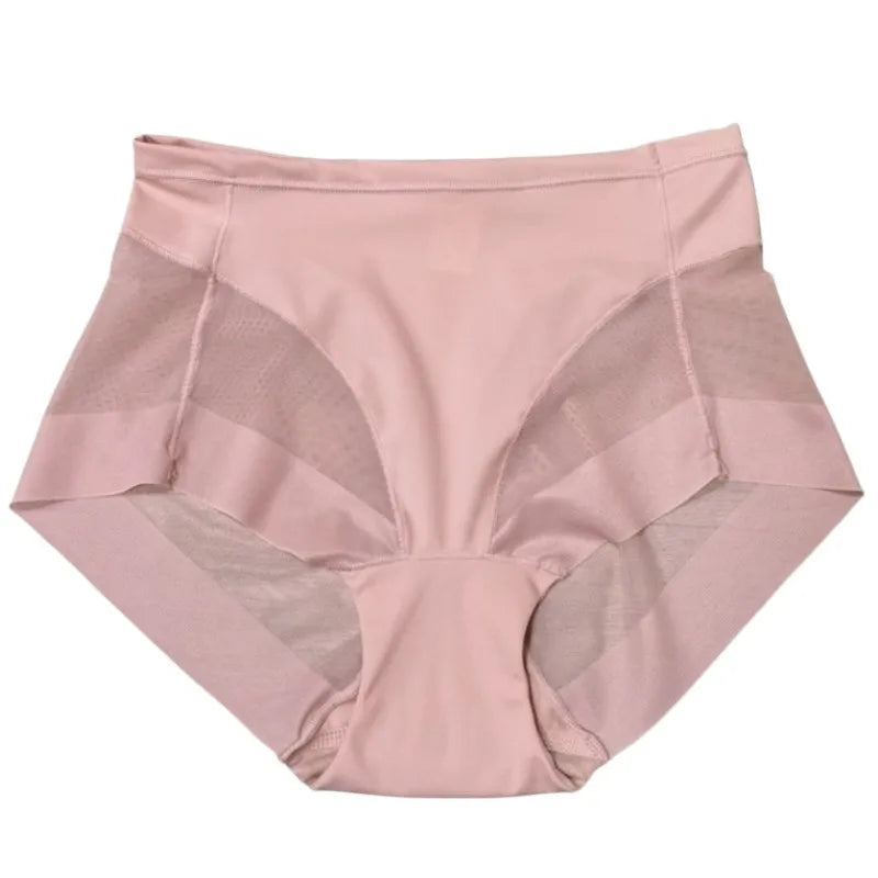 1/2/3/4 Pcs Womens Slimming Panties High Waist Tummy Control Briefs Female