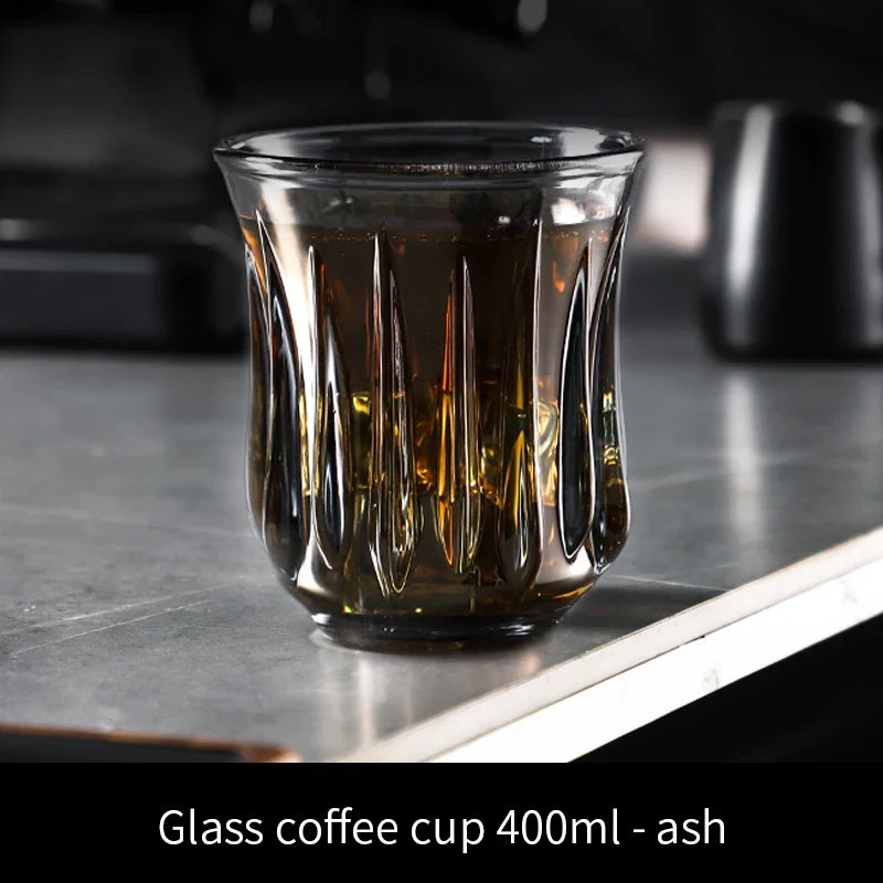 BINCOO 90ml-400ml Glass Coffee Cup Drinking Glasses
