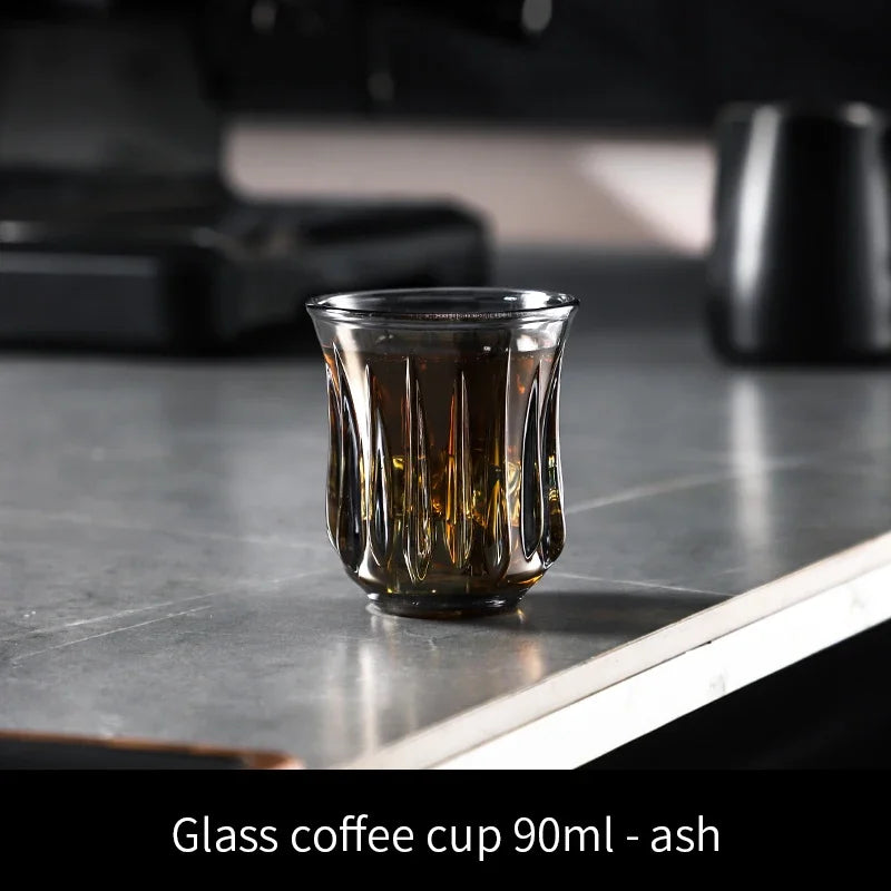 BINCOO 90ml-400ml Glass Coffee Cup Drinking Glasses