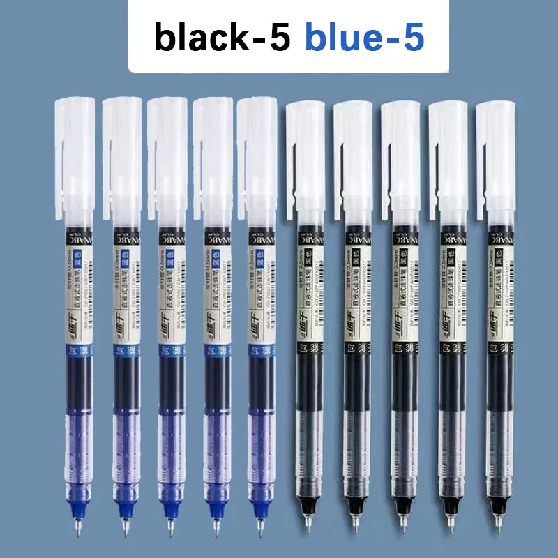 10Pcs High Quality Needle Type Gel Pens