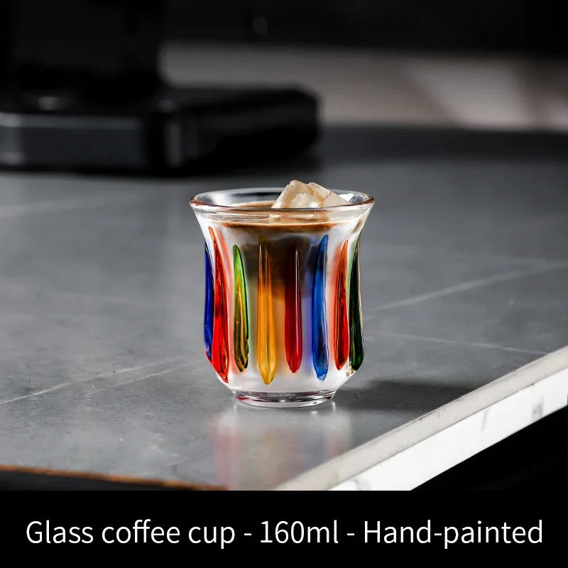 BINCOO 90ml-400ml Glass Coffee Cup Drinking Glasses