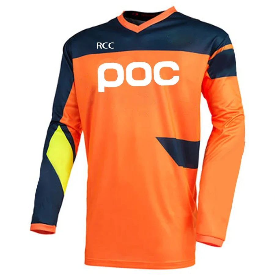 POC 2026 Men Cycling Motocross Jersey Downhil Mountain Bike DH Shirt MX Motorcycle Clothing