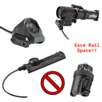 18650 LED Rifle Mounted Light - 6x Anodized Colors