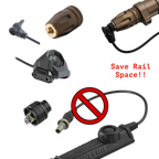 18650 LED Rifle Mounted Light - 6x Anodized Colors