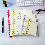 A4 A7 B5 Ring Binder Clips Colorful Metal Binding Clips