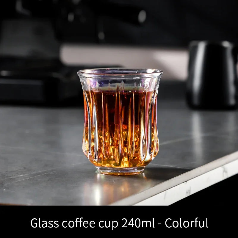 BINCOO 90ml-400ml Glass Coffee Cup Drinking Glasses