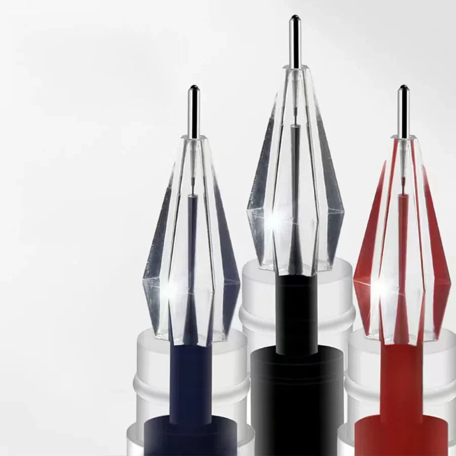 3pcs/mix Diamond tip Gel Pen Fine 0.38mm