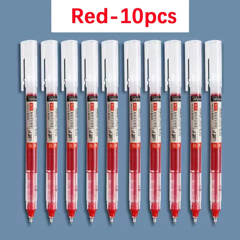 10Pcs High Quality Needle Type Gel Pens