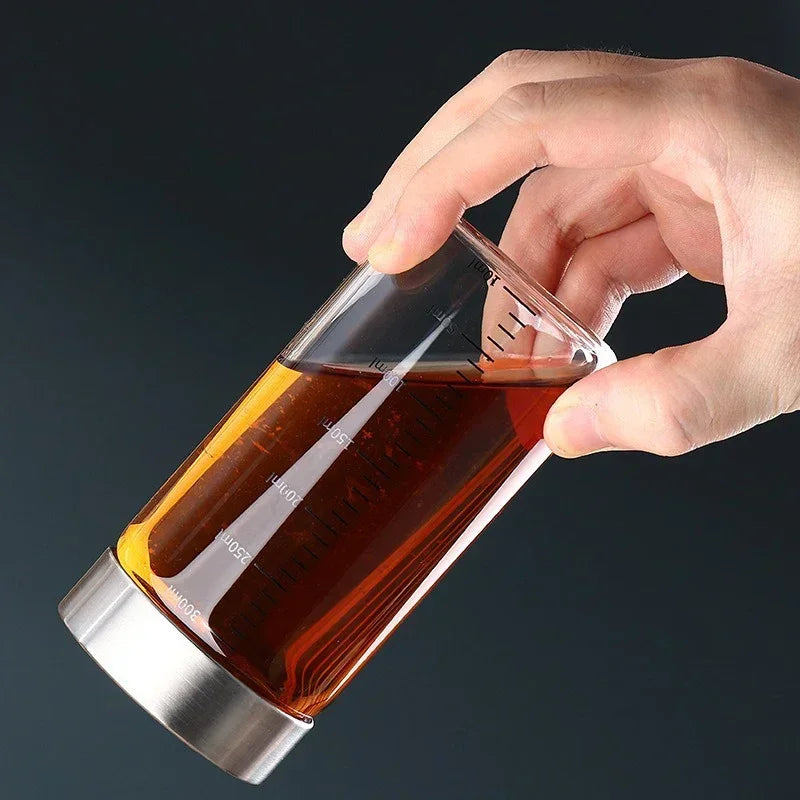 100-500ml Glass Bottle with Scale High Borosilicate Heat-resistant Glass
