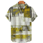 Men's Hawaiian Shirts Men's Short Sleeved Vintage Shirt