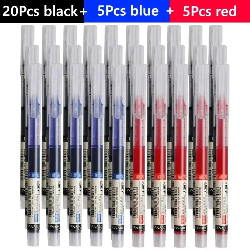 3-102Pcs/set High Quality Needle Type Gel Pens