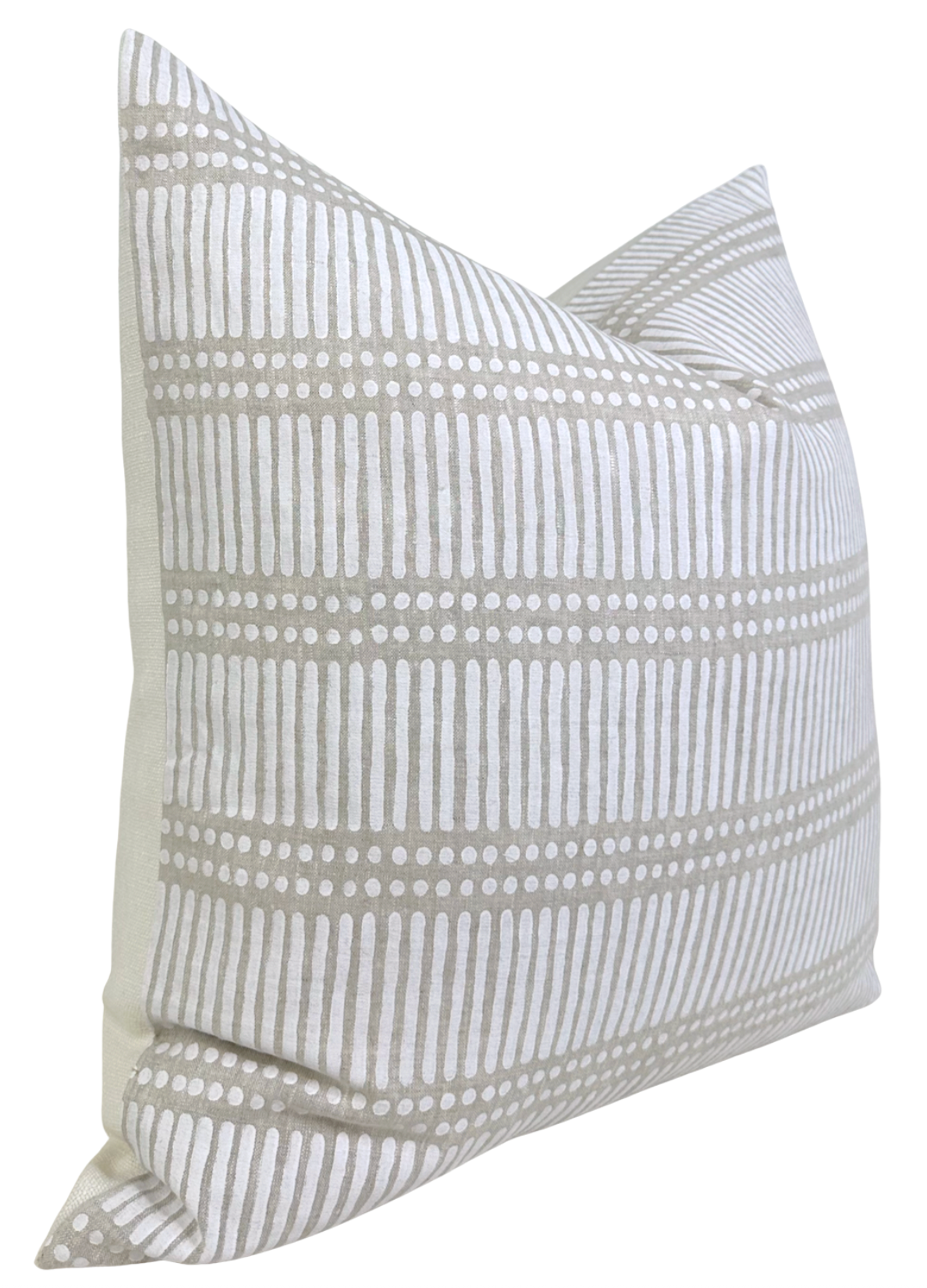 Dash Dot Pillow Cover in Chalk, Walter G Pillows, Decorative Throw Pillows