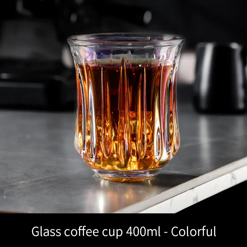 BINCOO 90ml-400ml Glass Coffee Cup Drinking Glasses