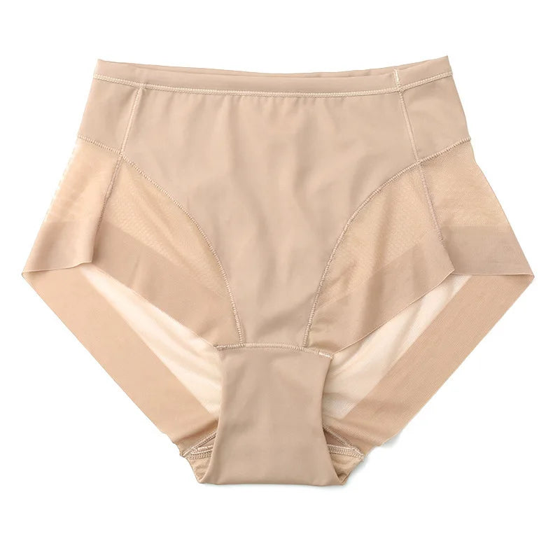 1/2/3/4 Pcs Womens Slimming Panties High Waist Tummy Control Briefs Female