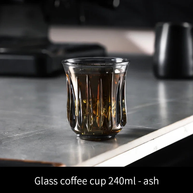 BINCOO 90ml-400ml Glass Coffee Cup Drinking Glasses