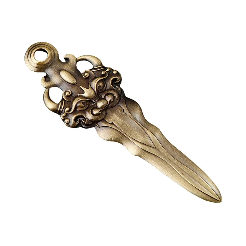 1PCS Retro Sword Letter Opener Zinc Alloy Portalble Utility Knife
