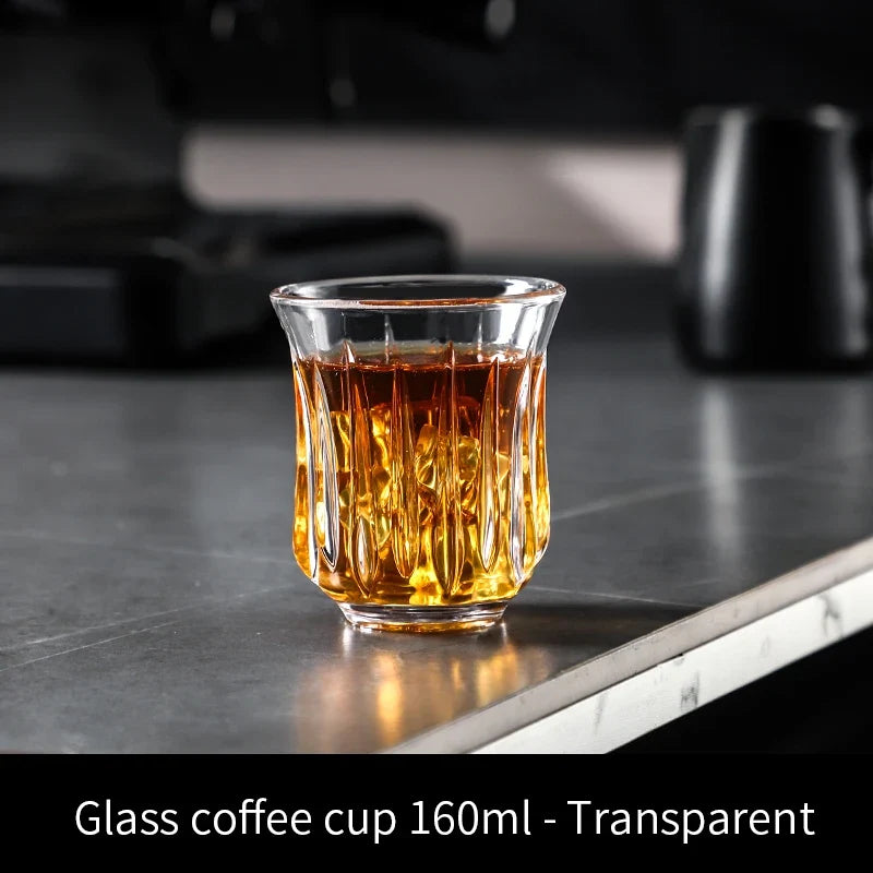 BINCOO 90ml-400ml Glass Coffee Cup Drinking Glasses