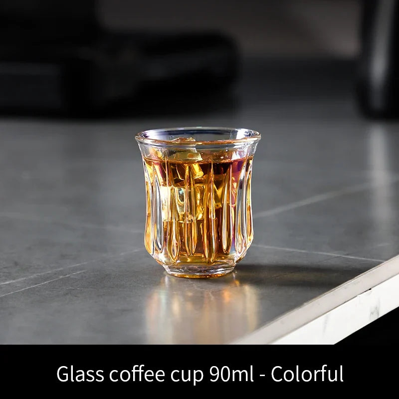 BINCOO 90ml-400ml Glass Coffee Cup Drinking Glasses