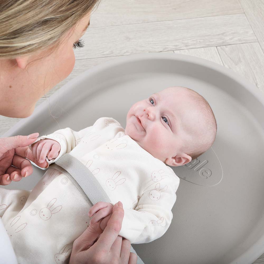 Changing Essentials Kit: Shnuggle Changing Mat + Diaper Pail + Better Bag Liners (90 Day Supply)