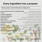 Fluoride-Free Cool Mint Toothpaste Tablets – 1-Month Supply | 5% nHAp