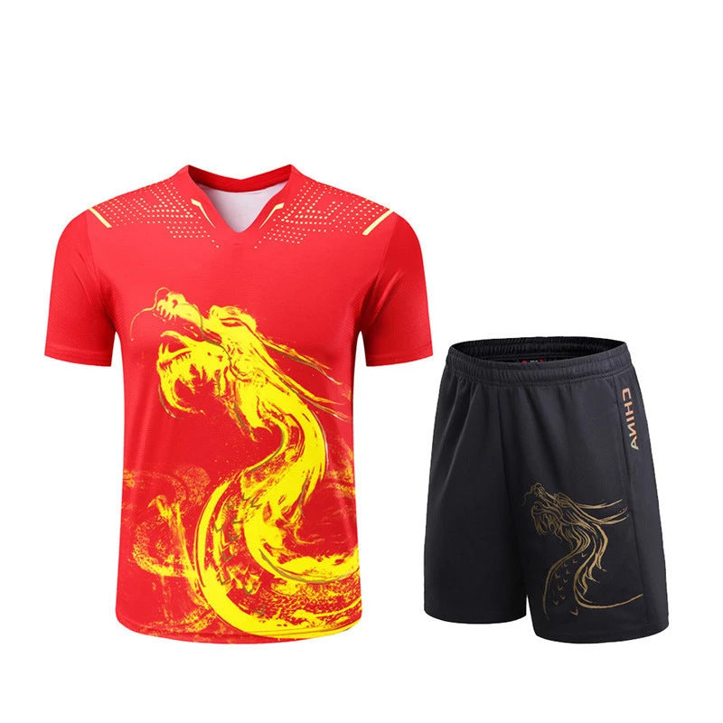 Quick-drying Badminton Clothing Suit Casual Men And Women Couple Sportswear