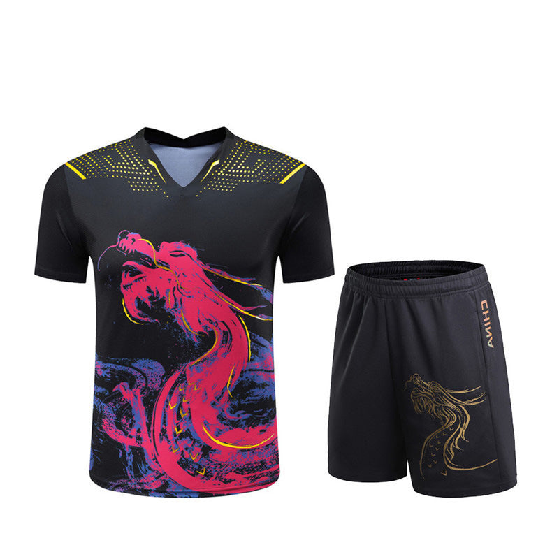 Quick-drying Badminton Clothing Suit Casual Men And Women Couple Sportswear