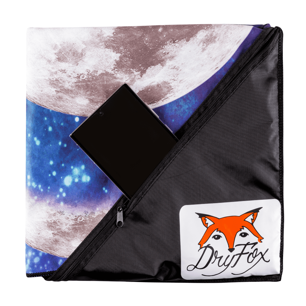 Adventure Towel Beach Size L with Pouch- Cosmic