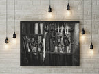 Beauty Salon Haircare Masterpiece Framed Canvas Wall Art Hair Salon Decor