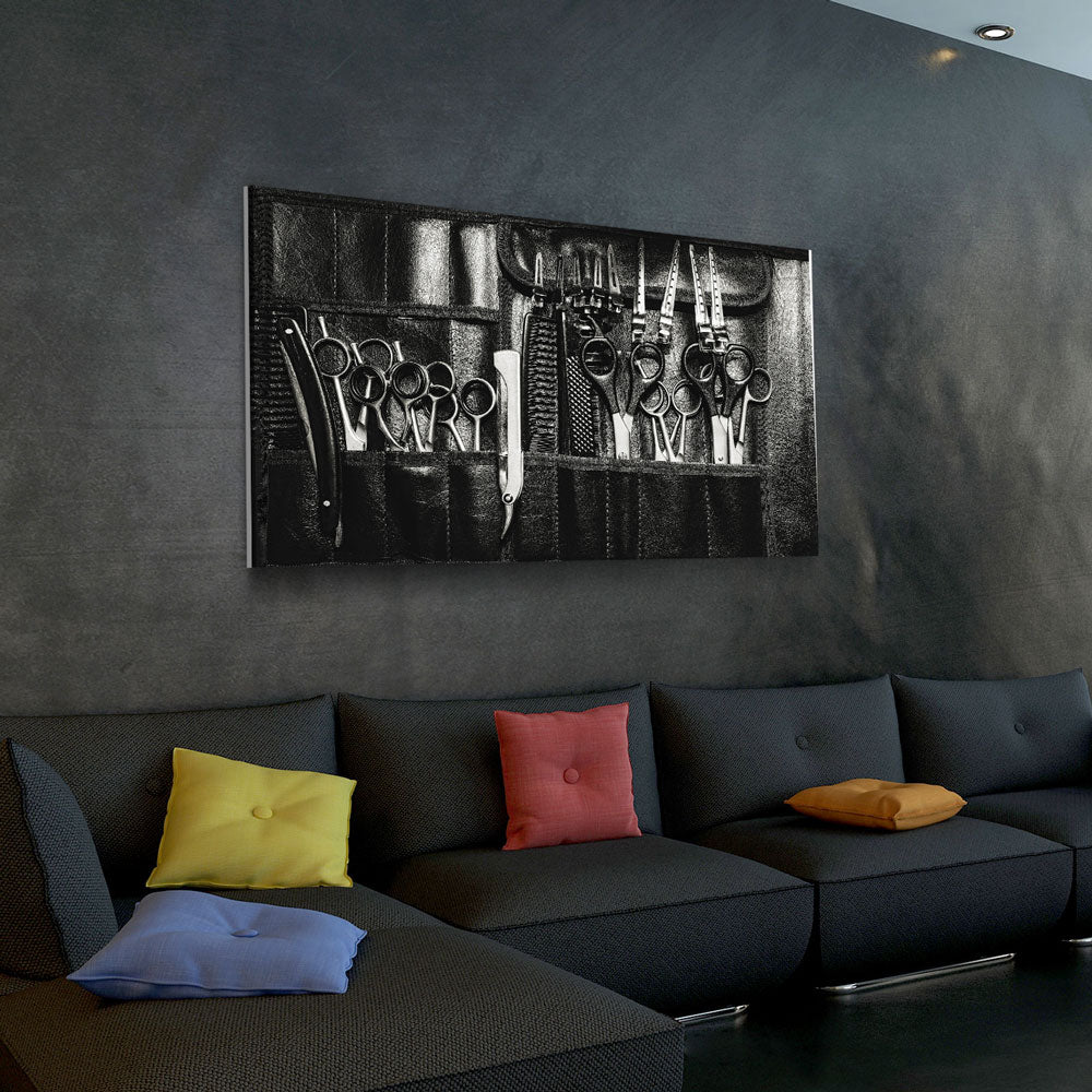 Beauty Salon Haircare Masterpiece Framed Canvas Wall Art Hair Salon Decor