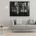Beauty Salon Haircare Masterpiece Framed Canvas Wall Art Hair Salon Decor