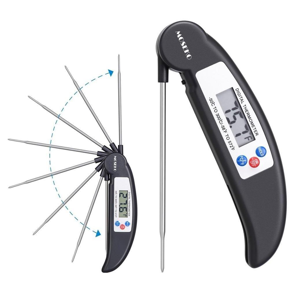 Digital Foldable Thermometer Food BBQ Meat