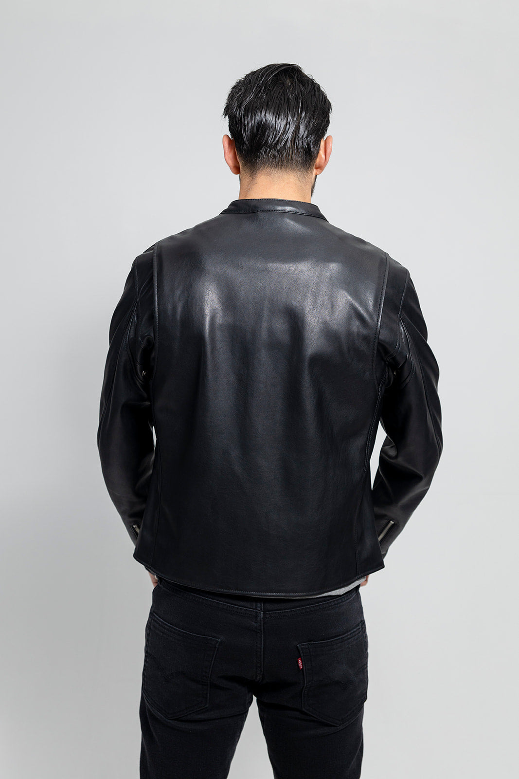 Dillon Men's Faux Leather Scooter Jacket