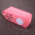 Fruit Pattern Pencil Case Large Capacity Candy Colors