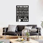 In This Salon Canvas Wall Art