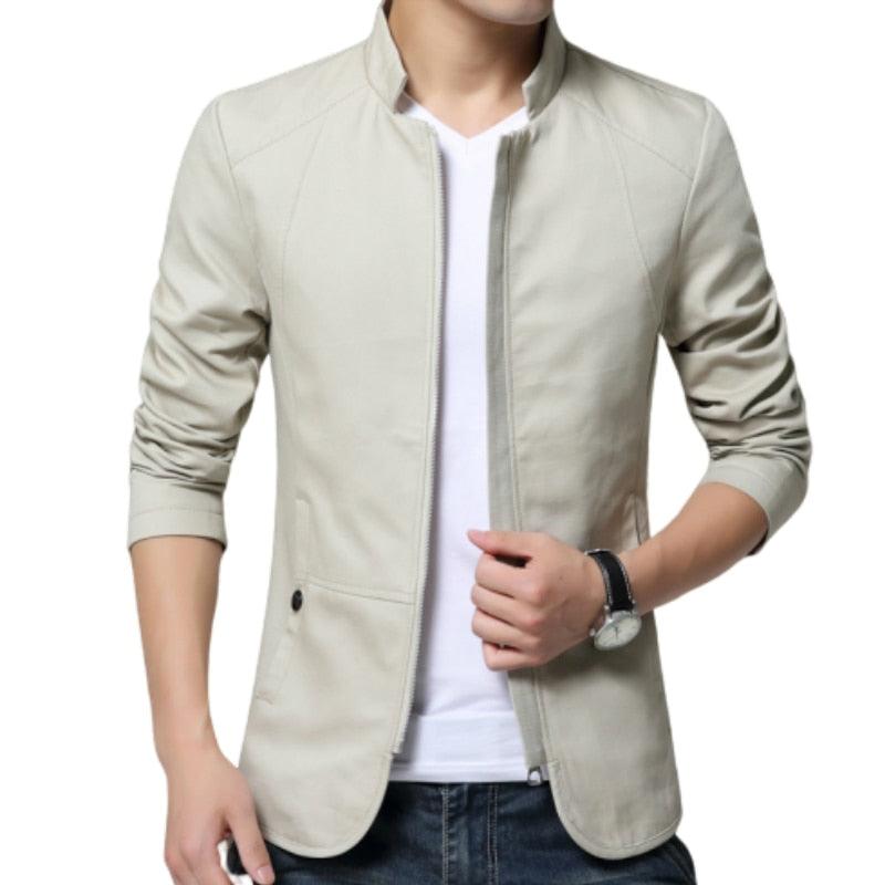Luxury Black Mens  Slim Fit Business Casual Male Jackets