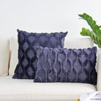 Pack of 2 bundle One 18"x18" with a matching color of one 12"x20" Square and rectangle combo set