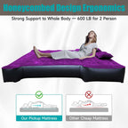 5.5-6.5ft Full Size Truck Bed Air Mattress Purple