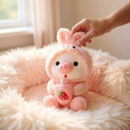 Pig Boba Plush Toy Cute Bubble Tea Stuffed Animal for Kids