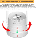 Portable White Blender Powered Blender Electric Juicer