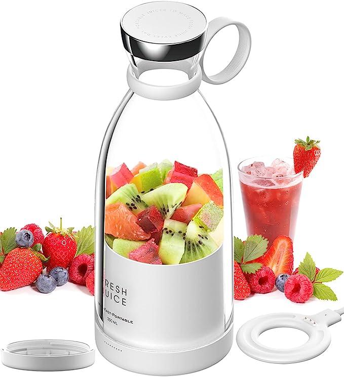 Portable White Blender Powered Blender Electric Juicer