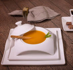 Square Porcelain Dinnerware Set