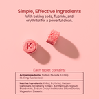 Fluoride Strawberry Toothpaste Tablets Refill